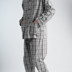 Men's Grey Classic Pajama Set-MPJLC151