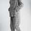 Men's Grey Classic Pajama Set-MPJLC151