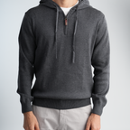 Men's Grey Hoodie-MPLFSH-28