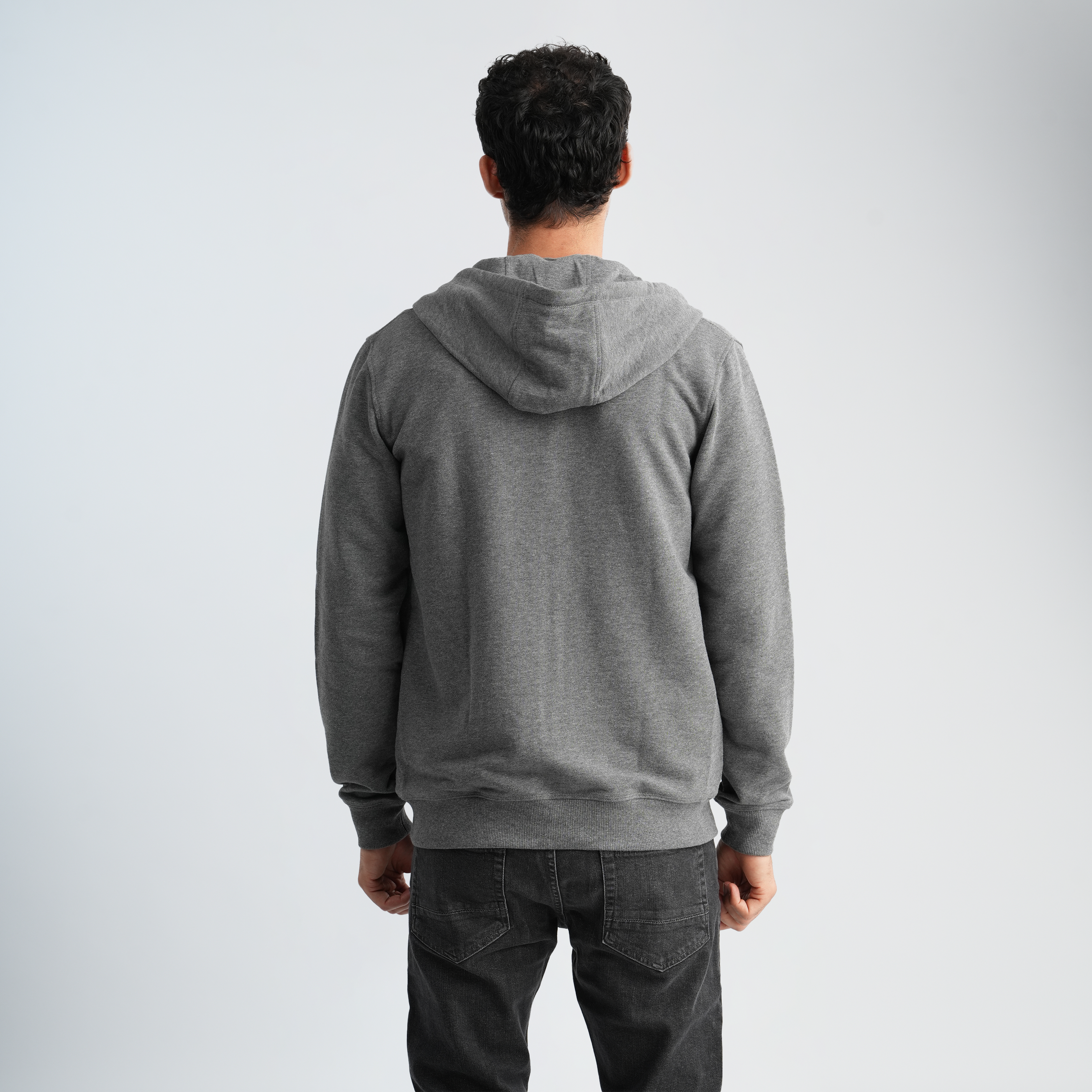 Men's Grey Hoodie-MSW-70