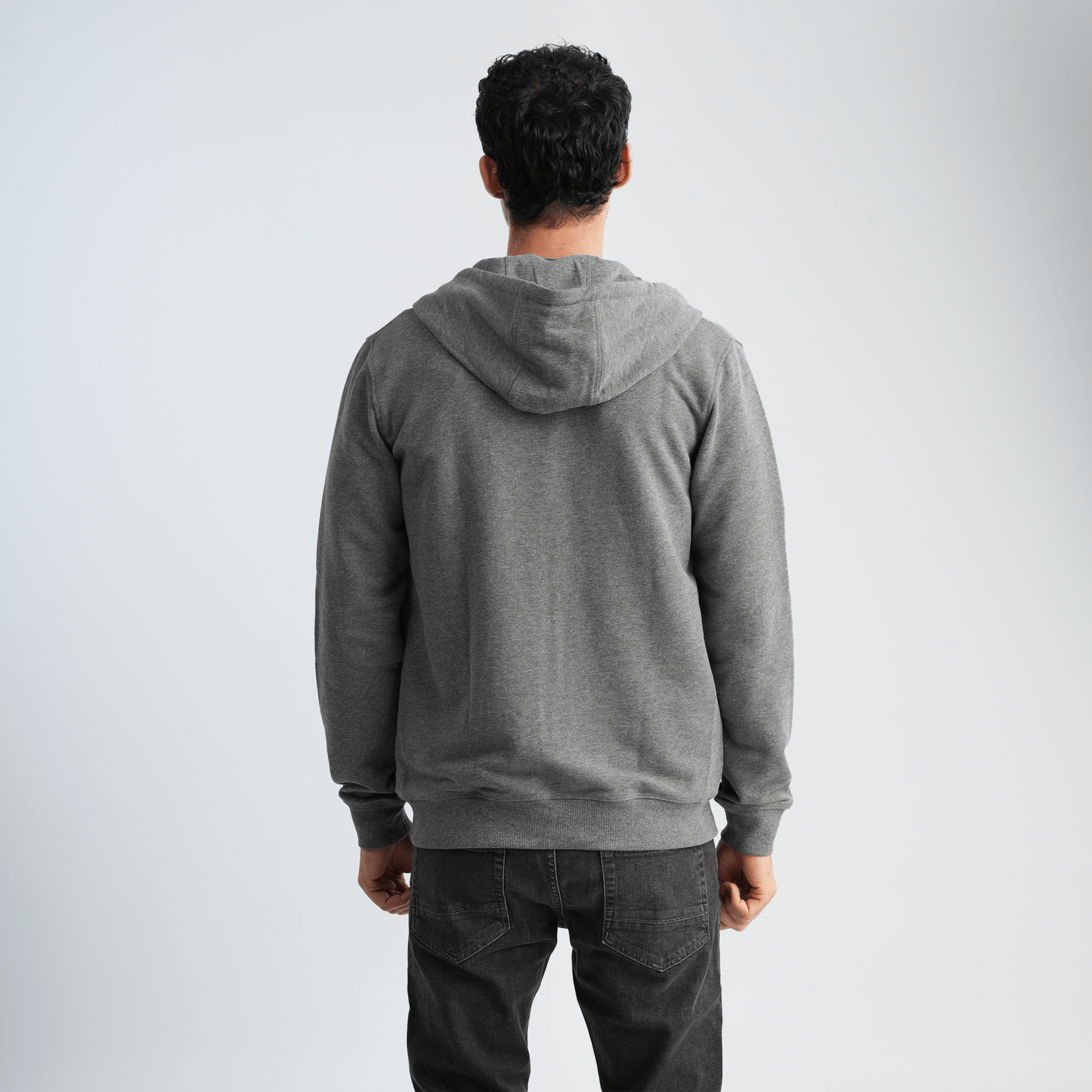 Men's Grey Hoodie-MSW-70