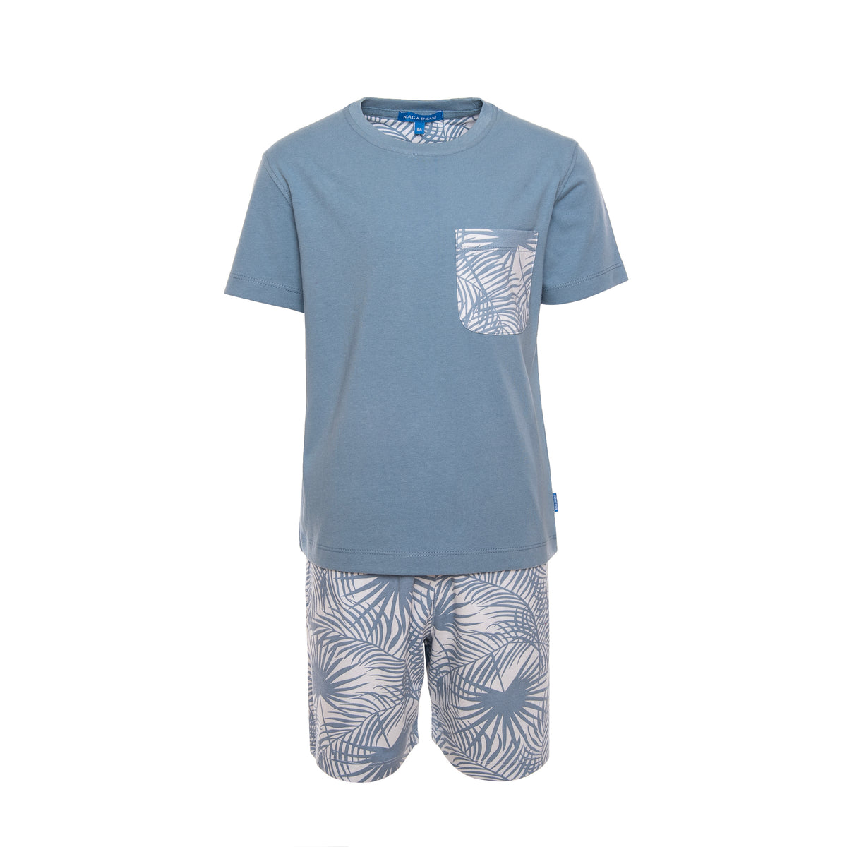 Round Neck Boys Pajamas - BPJ-46S