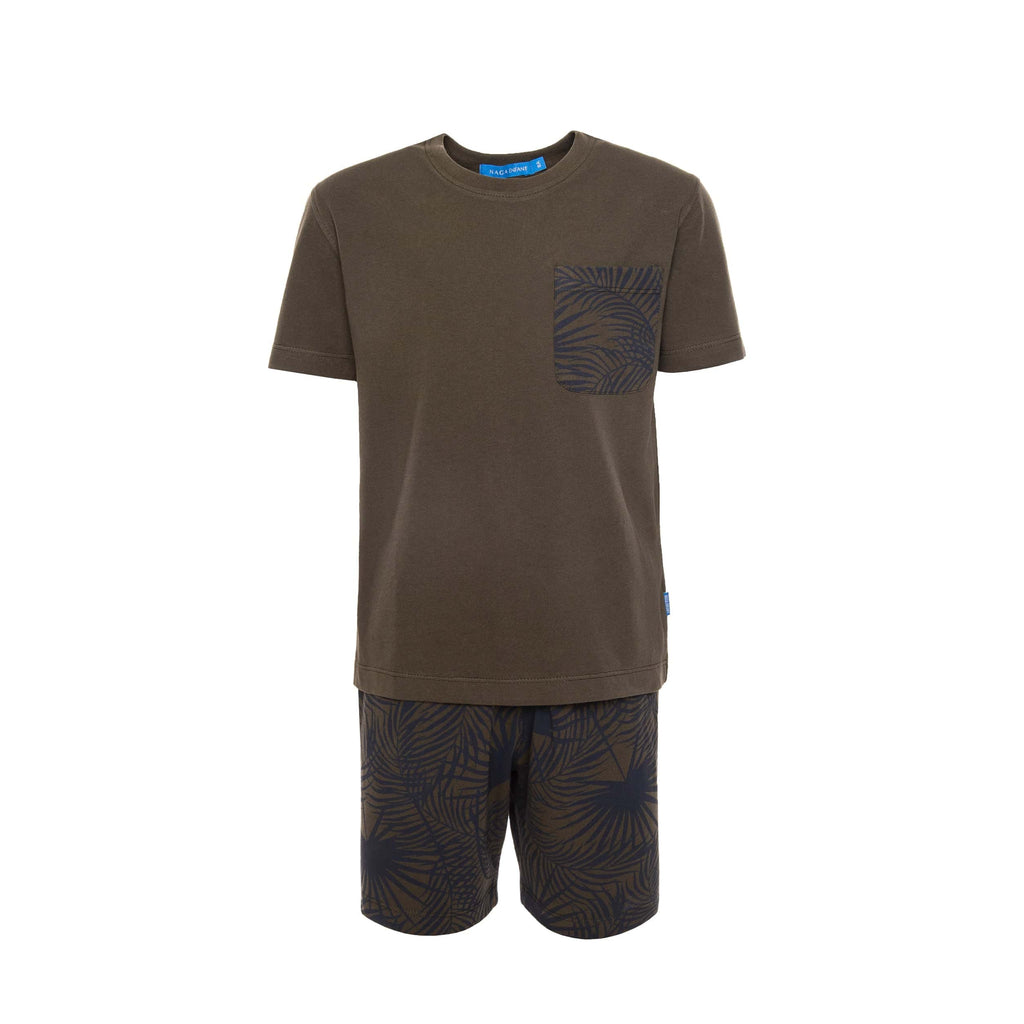 Boys Round Neck Pajamas - BPJ-46S - nagahomme