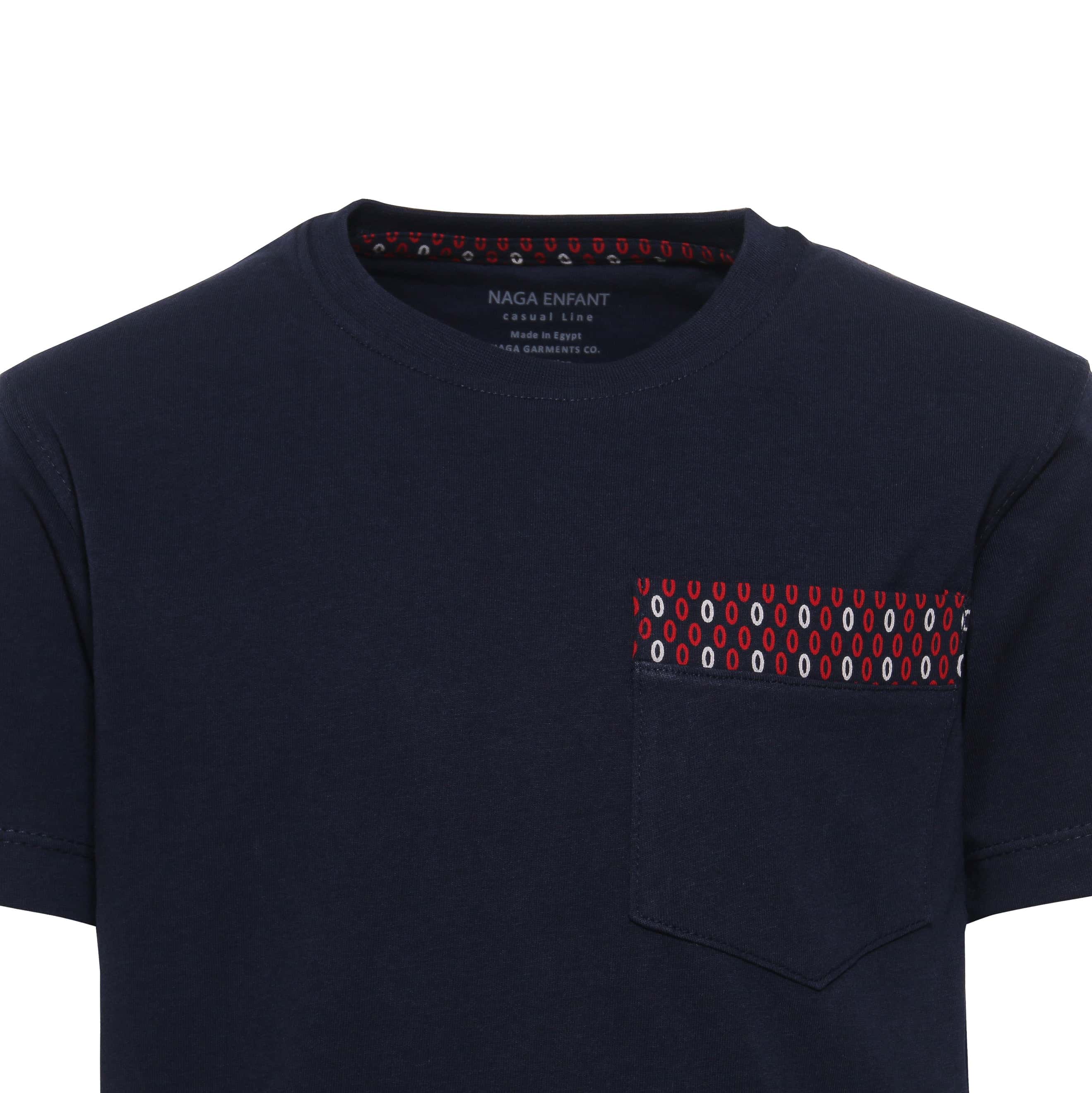 Boys Round neck short sleeve Solid top w/Oval Design print short pyjamas(bpj-50s) - nagahomme