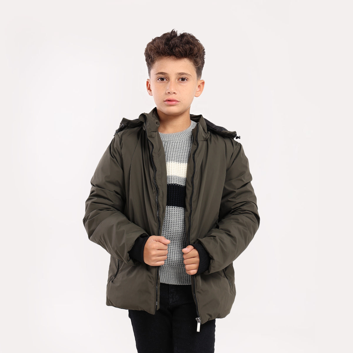 Boys Jacket with Hoodie - BPK-12W