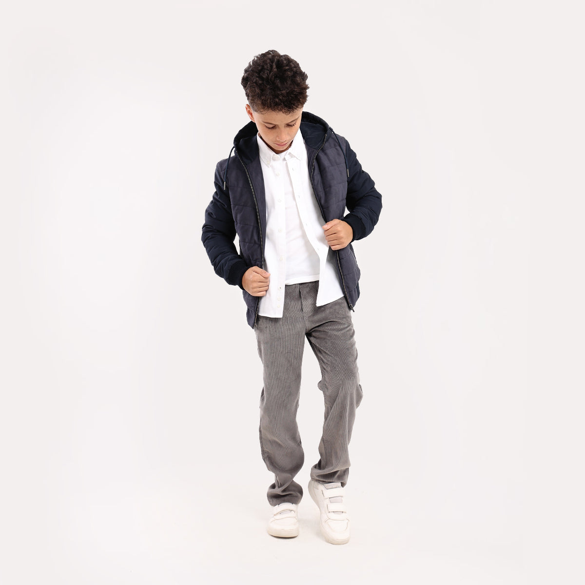 Boys Jacket with Hoodie - BJK-14W