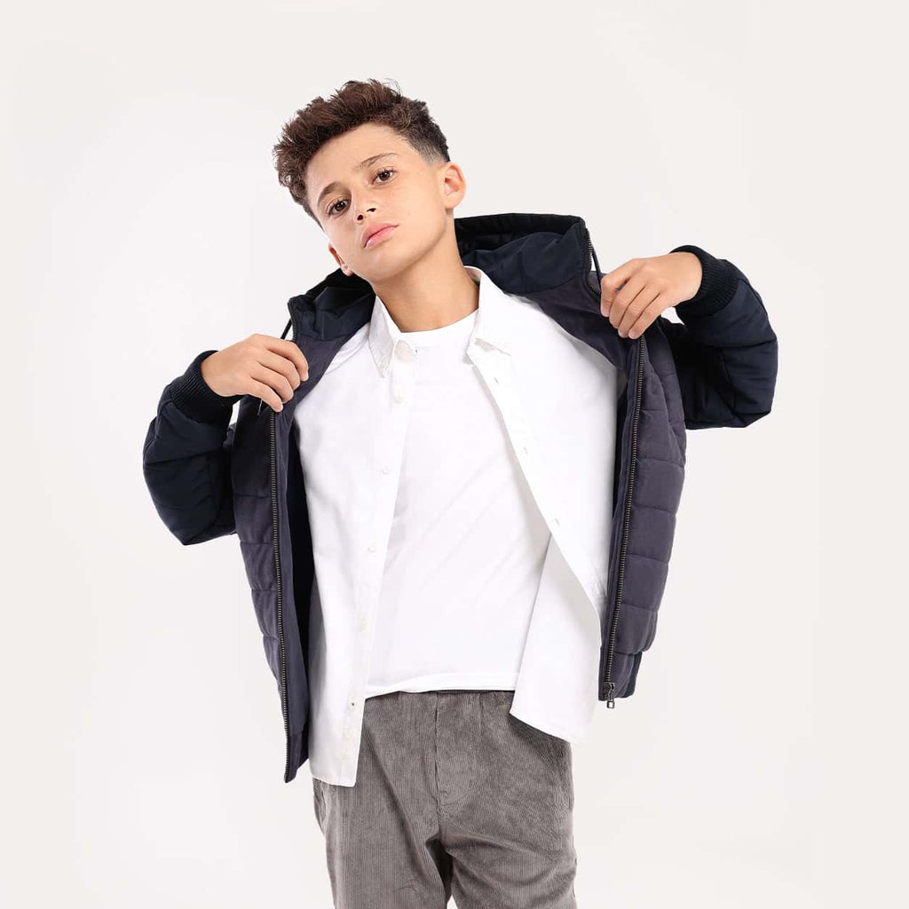 Boys Jacket with Hoodie - BJK-14W - nagahomme