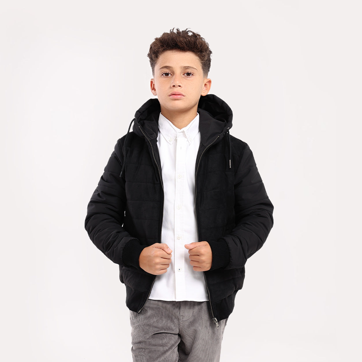 Boys Jacket with Hoodie - BJK-14W