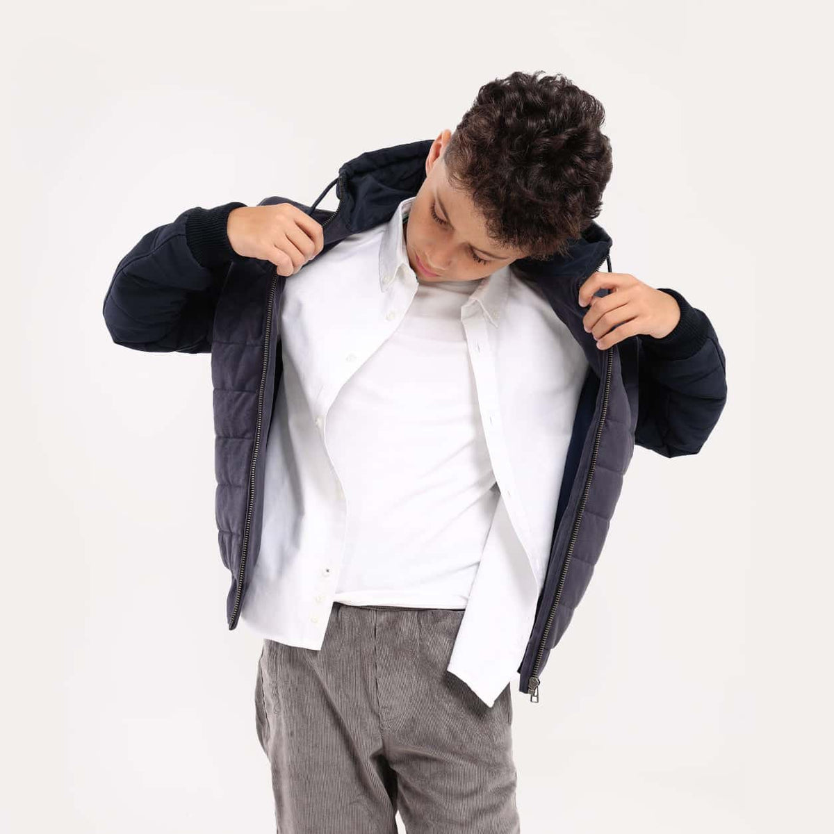 Boys Jacket with Hoodie - BJK-14W - nagahomme