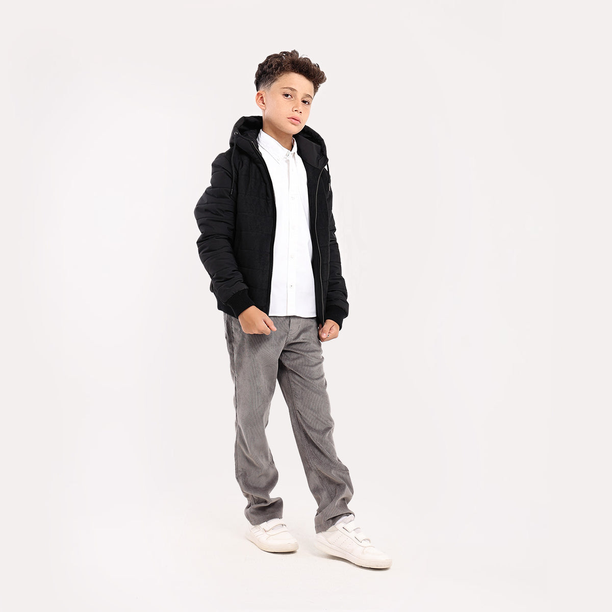 Boys Jacket with Hoodie - BJK-14W