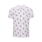Boys Sailing boat print polo shirt with solid collar(87) - nagahomme