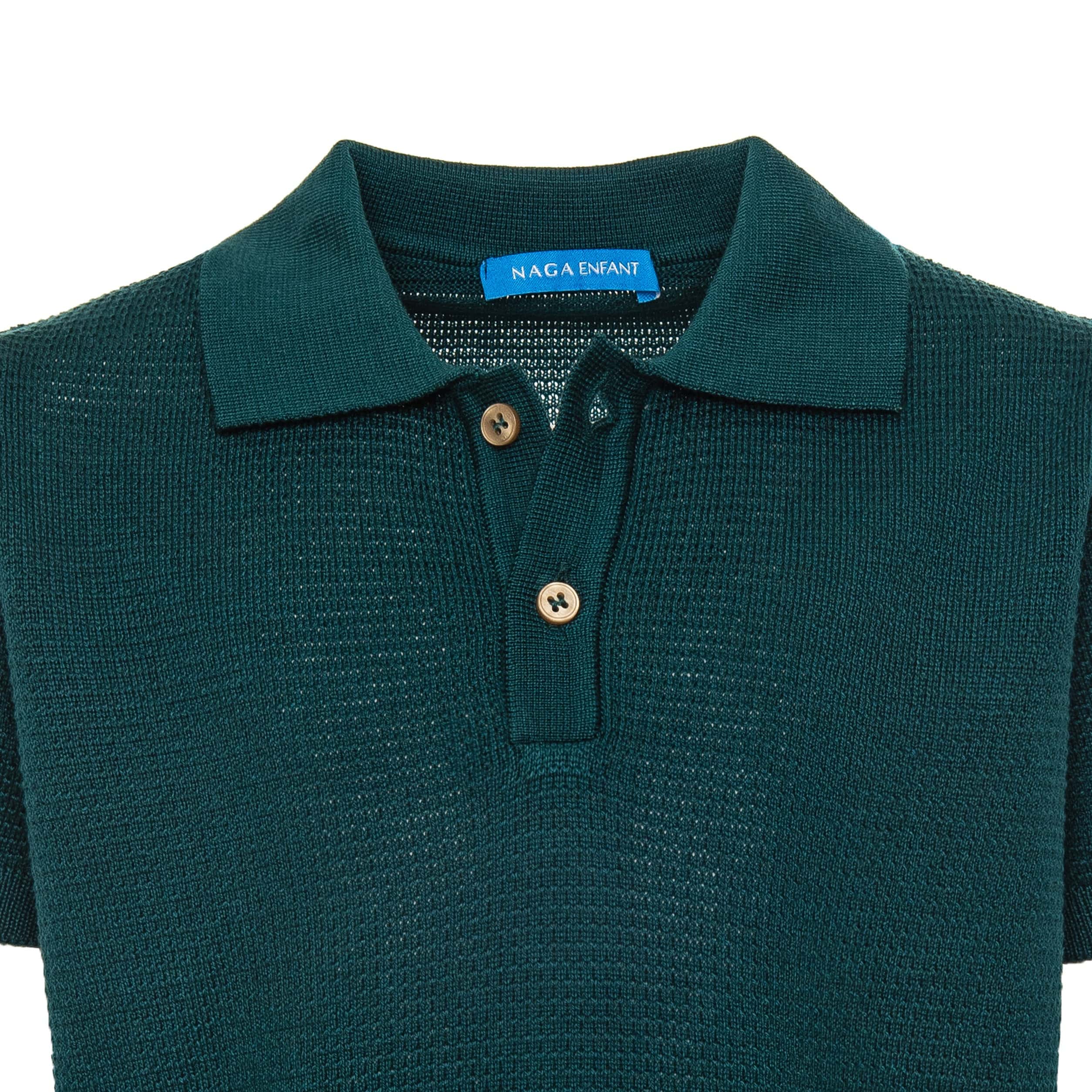 Boys Waffle Polo Shirt - BPO-93S Secondary image