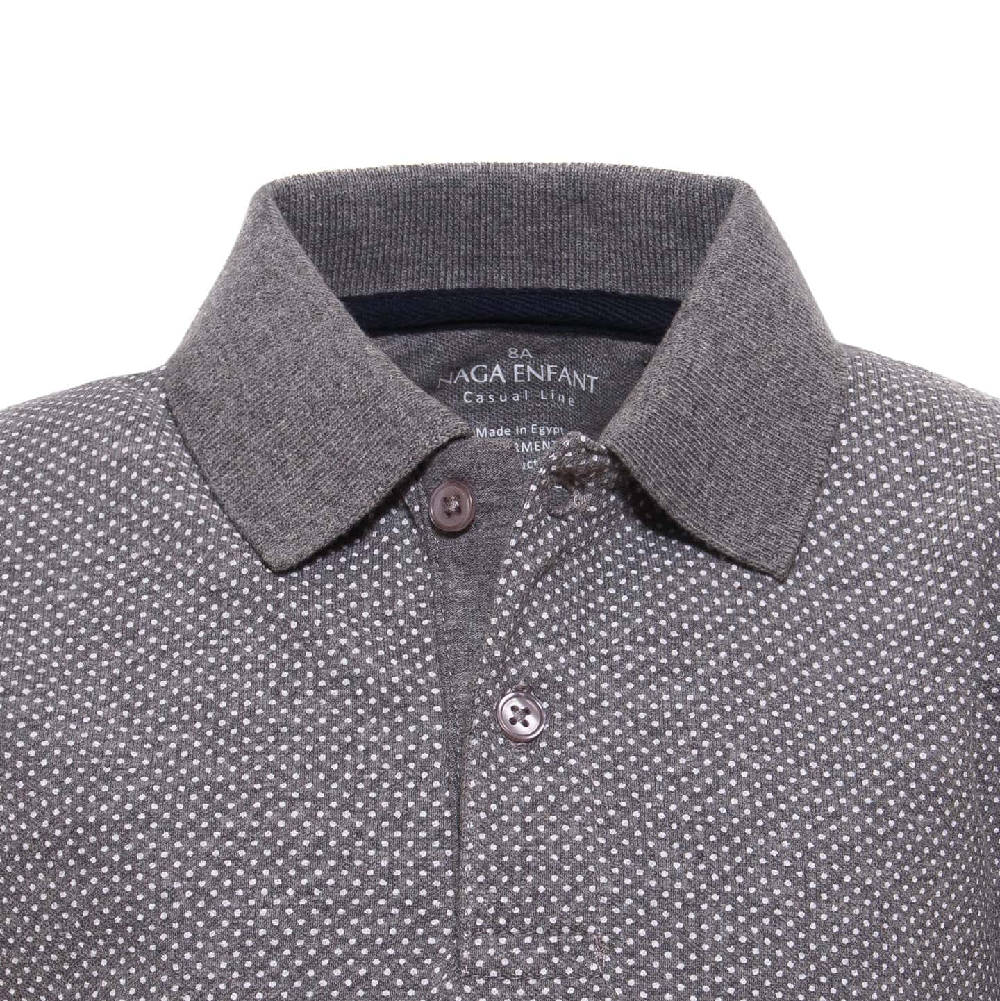 Boys Dote print w/contrast collar lezereh(bpo101s) - nagahomme