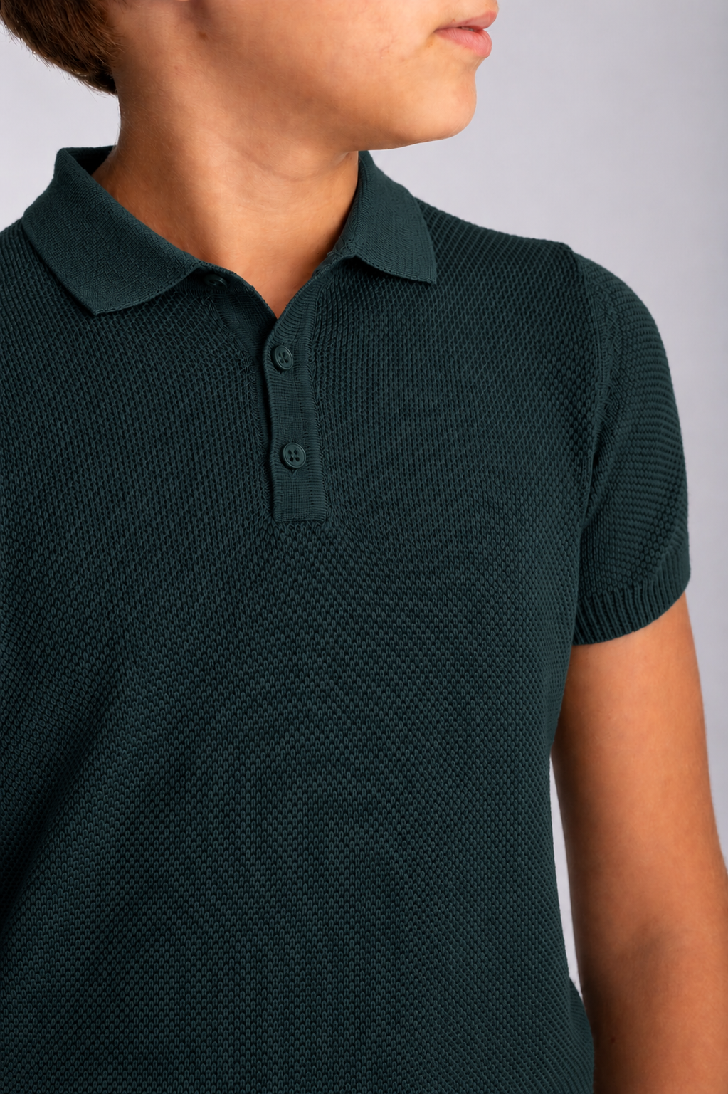 Boys Knit Polo Shirt