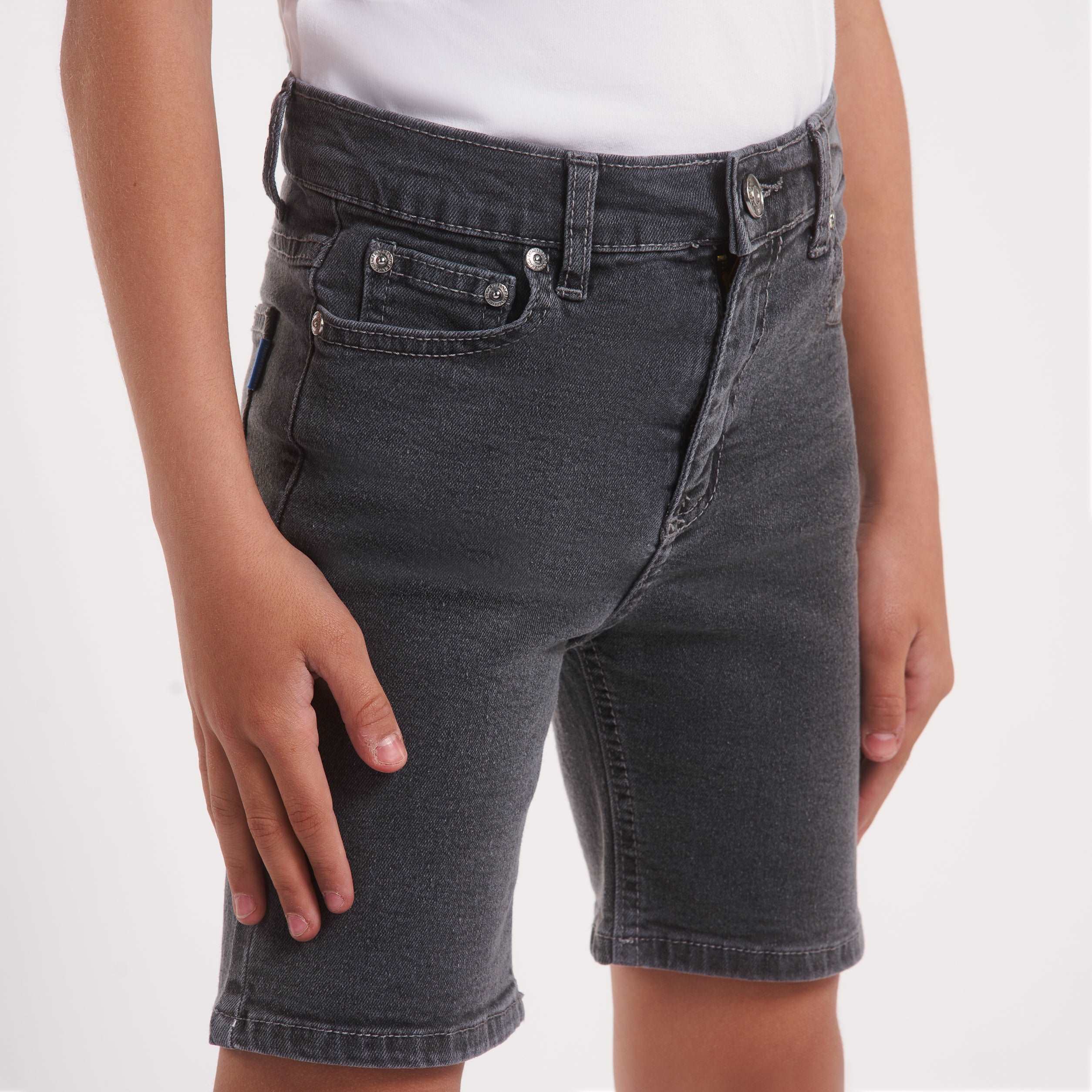 Boys five pocket denim shorts
