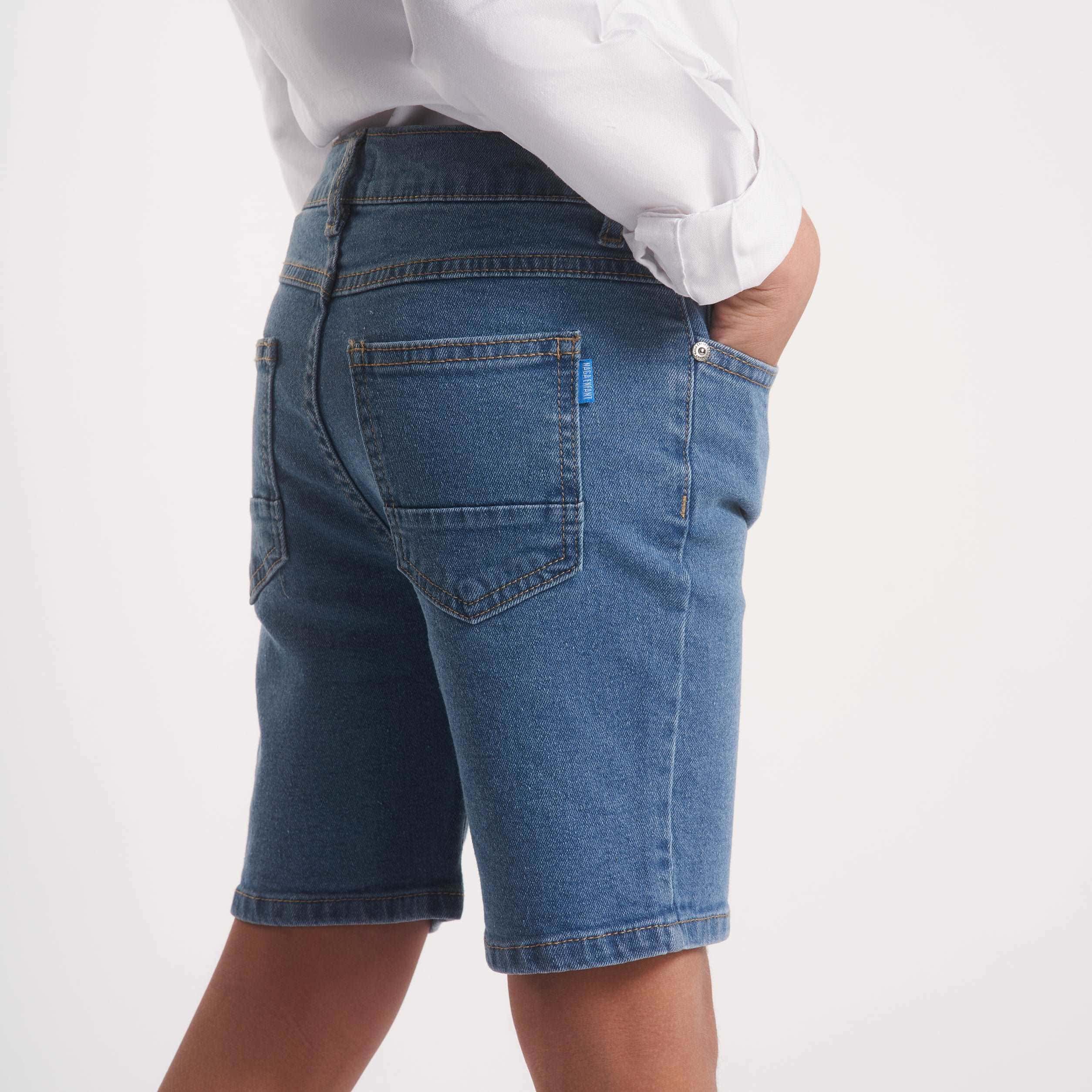 Boys five pocket denim shorts