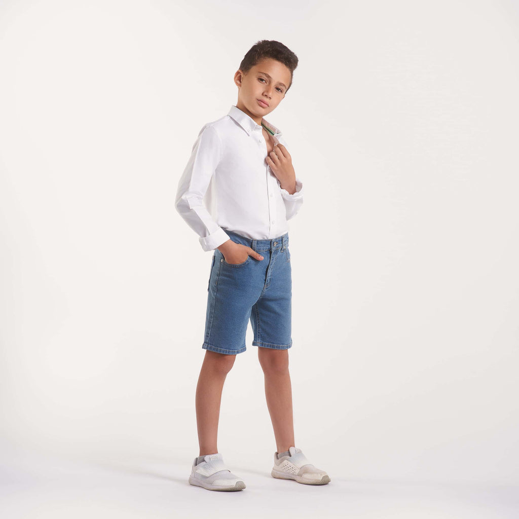 Boys five pocket denim shorts(05) - nagahomme