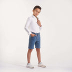 Boys five pocket denim shorts(05) - nagahomme