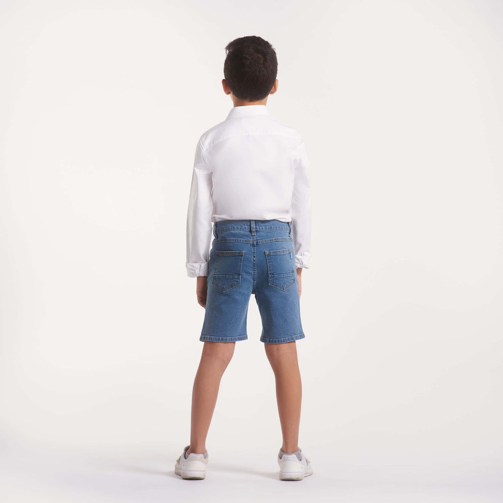 Boys five pocket denim shorts(05) - nagahomme