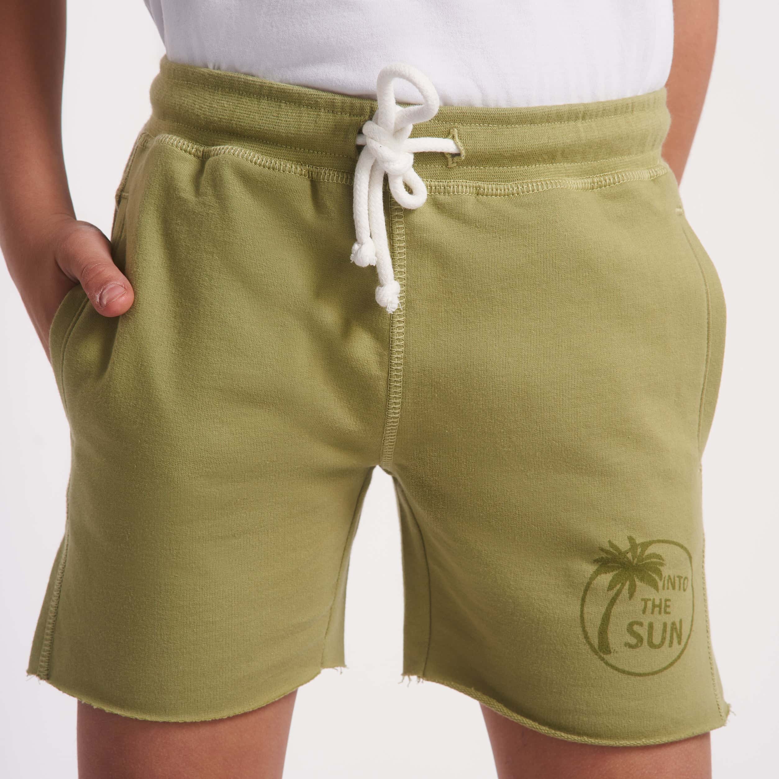 Boys Knitted short w/ into the sun print(32) - nagahomme