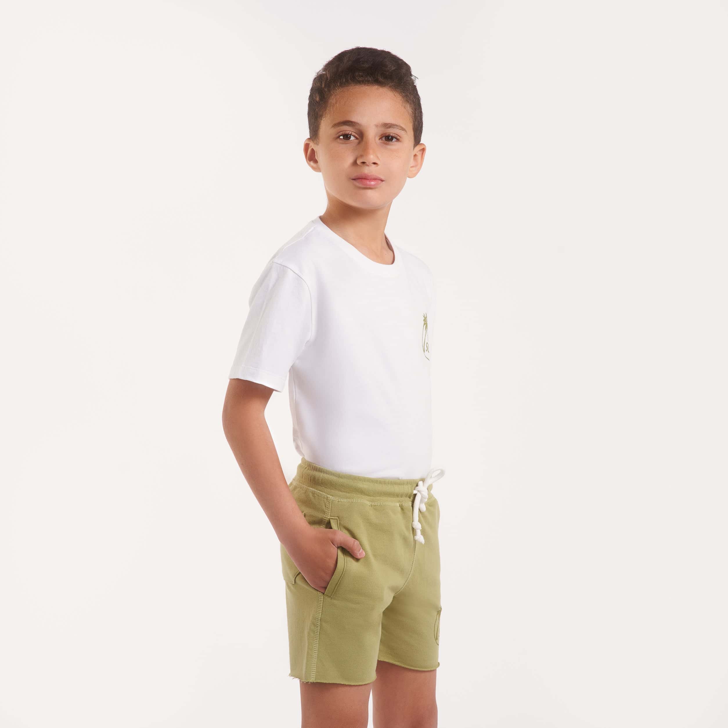 Boys Knitted short w/ into the sun print(32) - nagahomme Main image