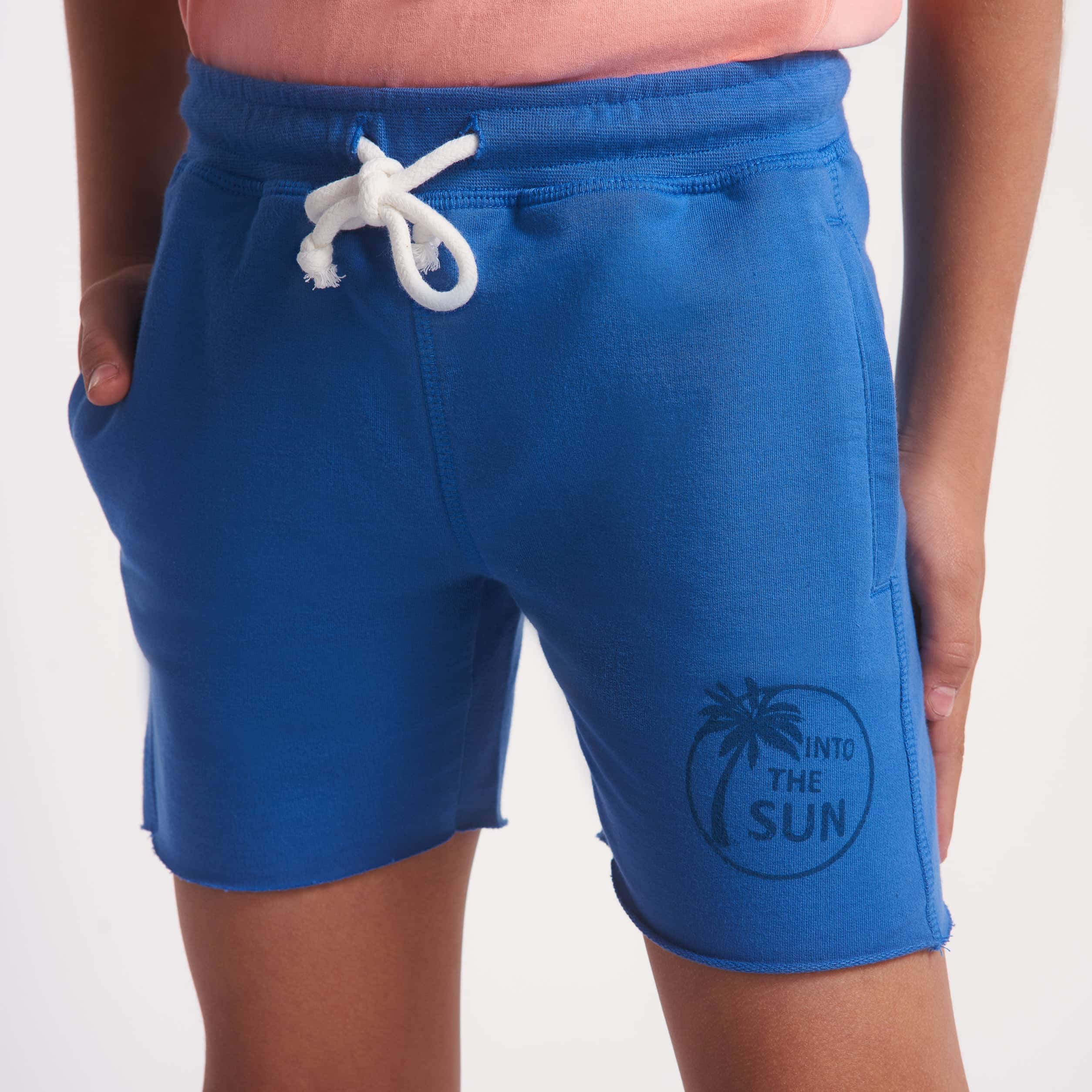 Boys Knitted short w/ into the sun print(32) - nagahomme