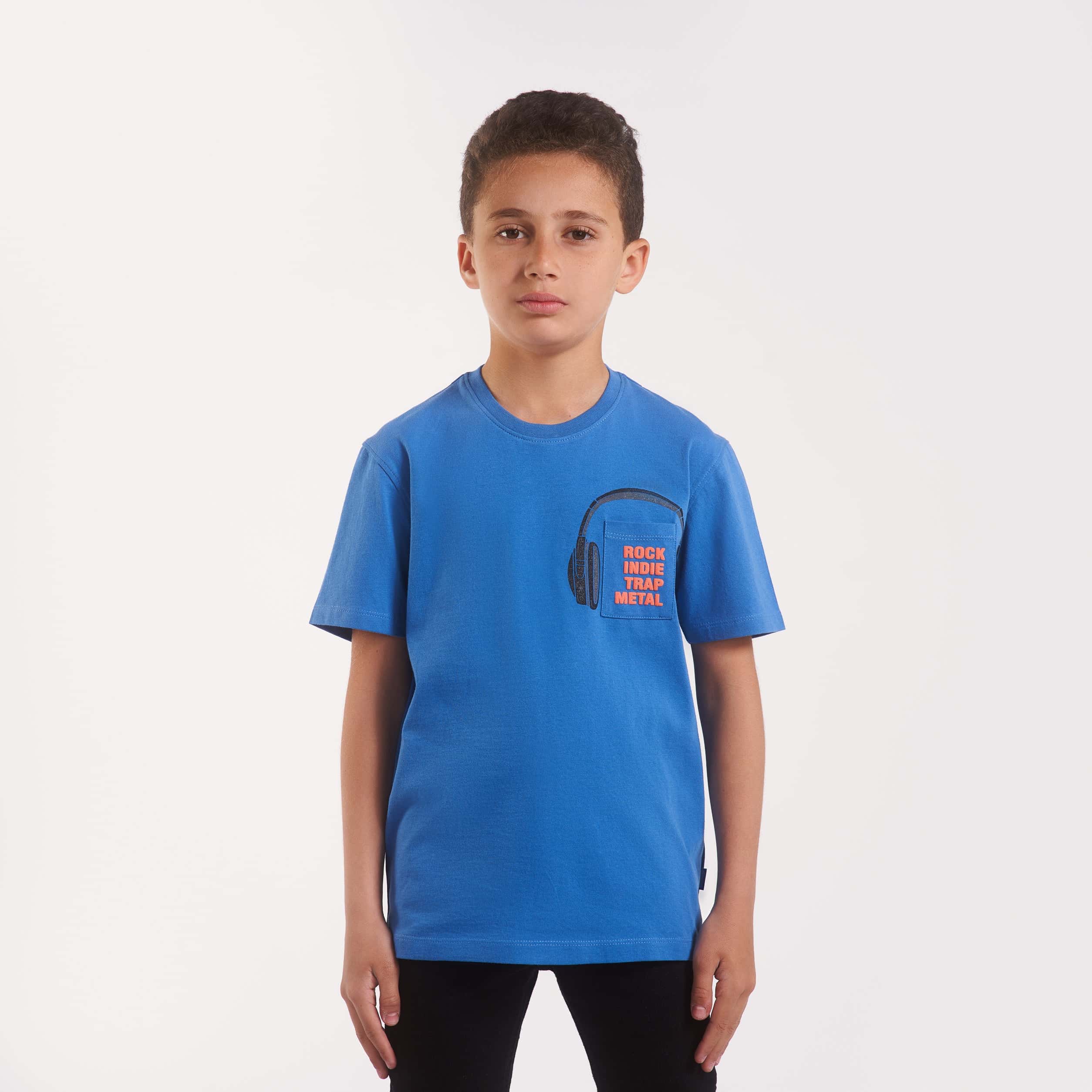 Boys T-shirt w/printed pocket(39) - nagahomme Main image
