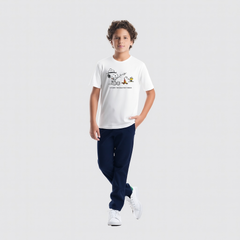 White PrintedT-shirt-BTS-48S