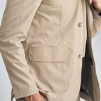 Men's Navy Hoodie Jacket-MJKF-33