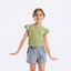 Girls' Star Ruffle Top-GTS-45S