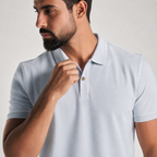 White Plain Short Sleeves Polo(103)