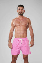 Checks Swimwear Shorts Fuschia