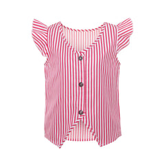Girls sleevless blouse w/ back buttons(58)