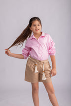 Girls Long Sleeve Casual Blouse