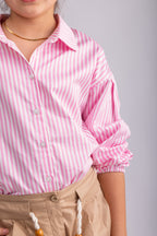 Girls Long Sleeve Casual Blouse