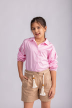 Girls Long Sleeve Casual Blouse