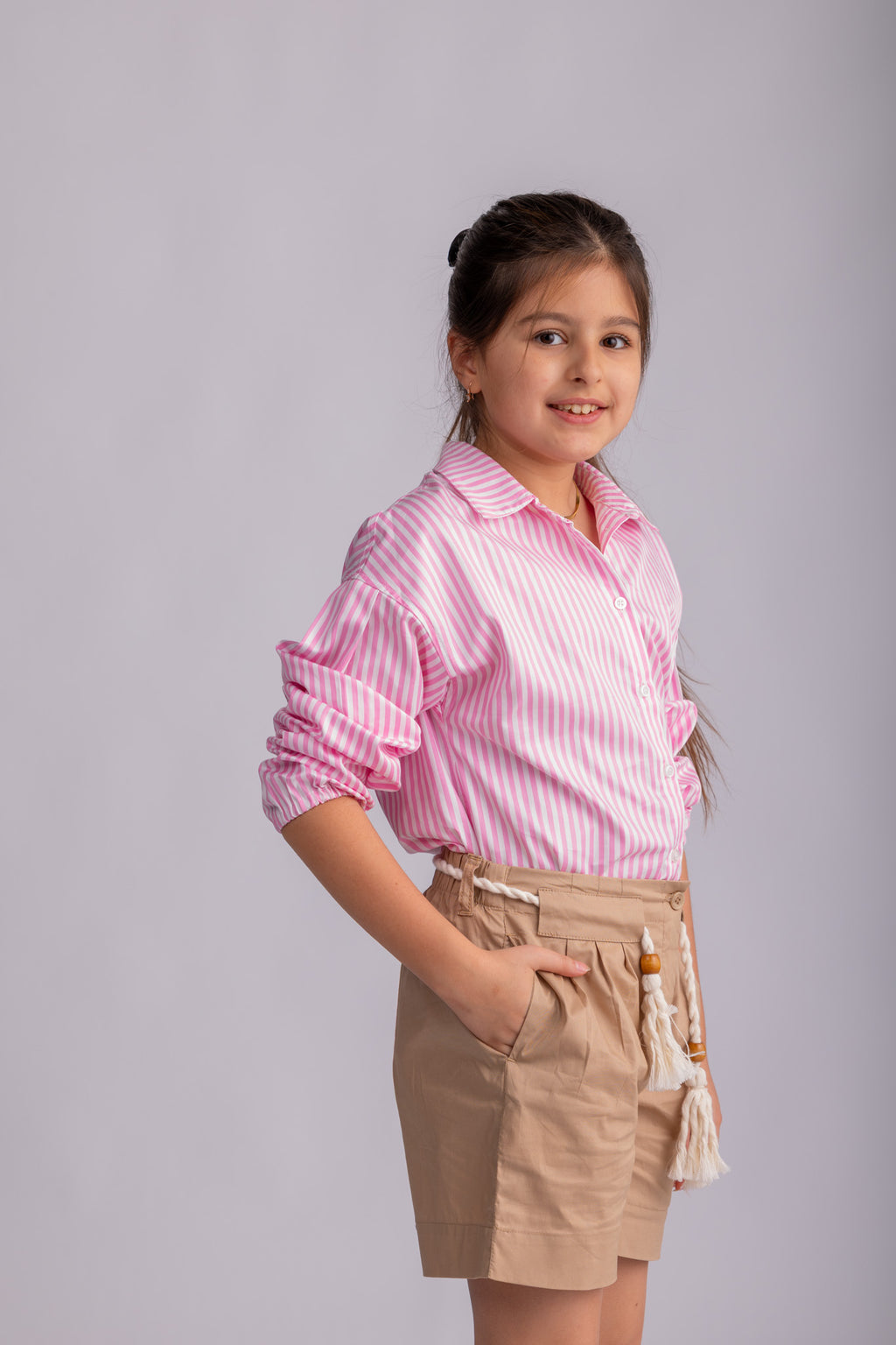 Girls Long Sleeve Casual Blouse