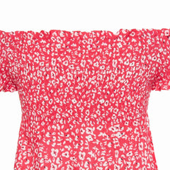 Girls Off Shoulder Dress - GDR-41S