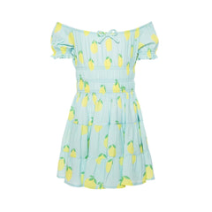 Girls Off Shoulder Dress - 
GDR-42S