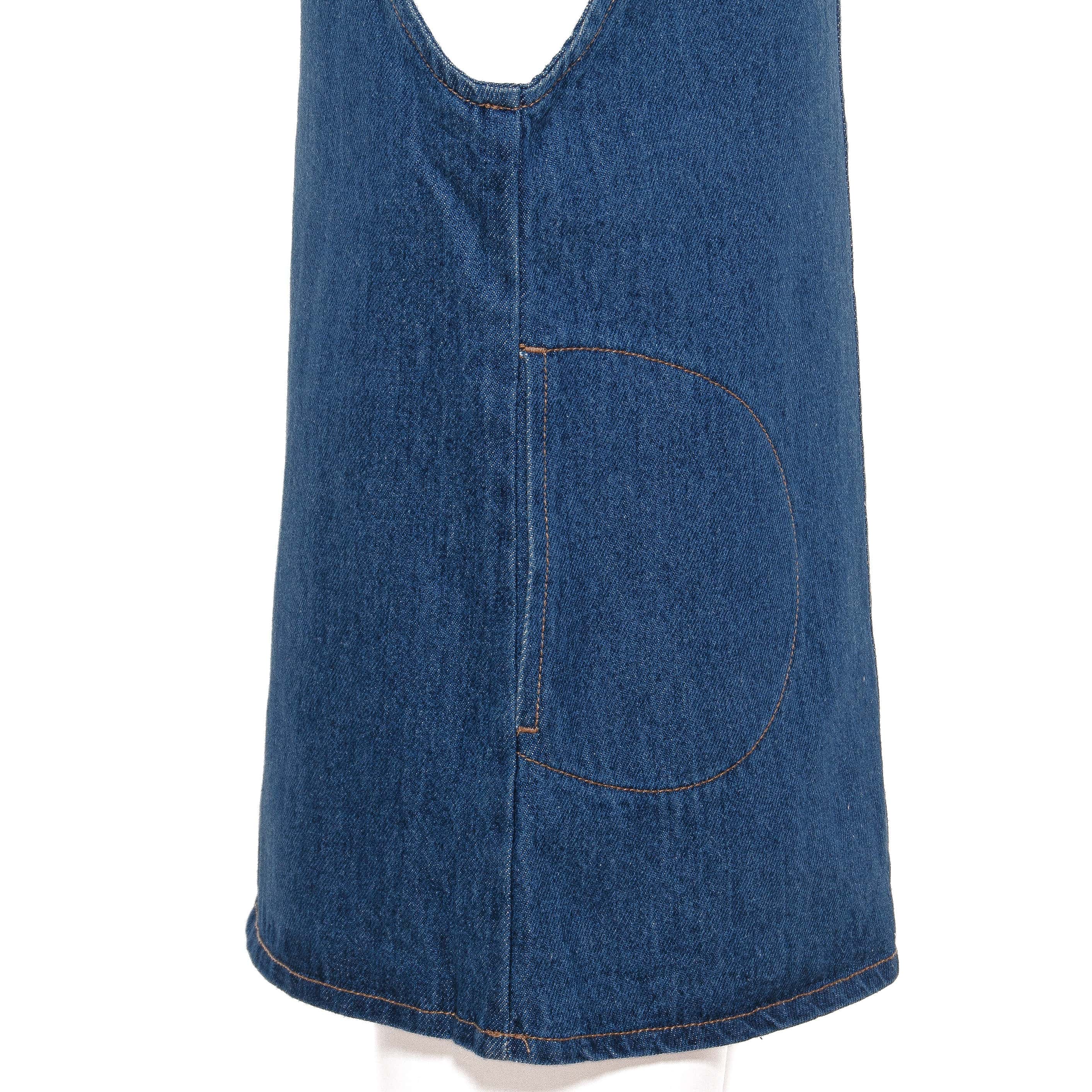 Girls Crewneck Vintage Overall Mini Dress with Pockets(gdr-47) - nagahomme