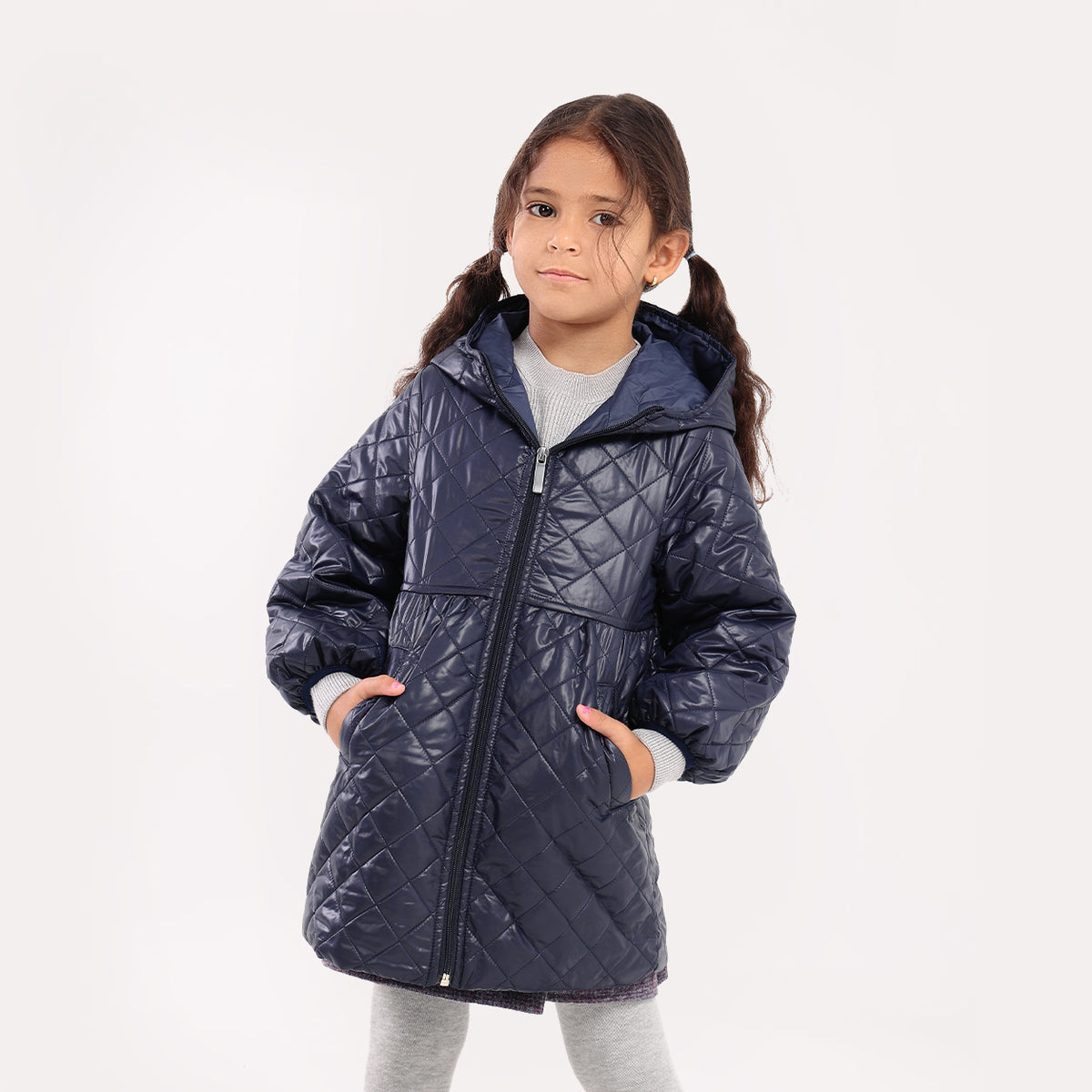 Girls Hooded Parka - GPK-06w