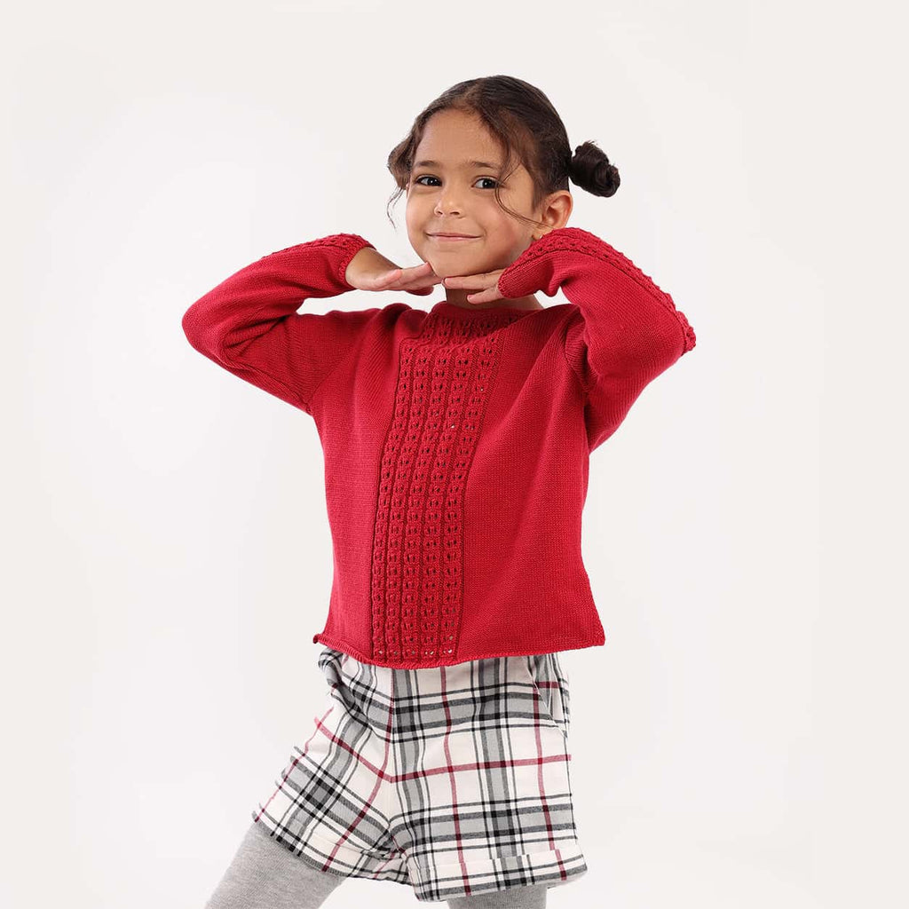 Girls Pullover - 
GPL-31w - nagahomme