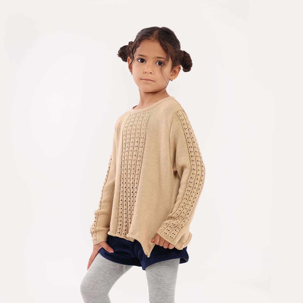 Girls Pullover - 
GPL-31w - nagahomme Main image