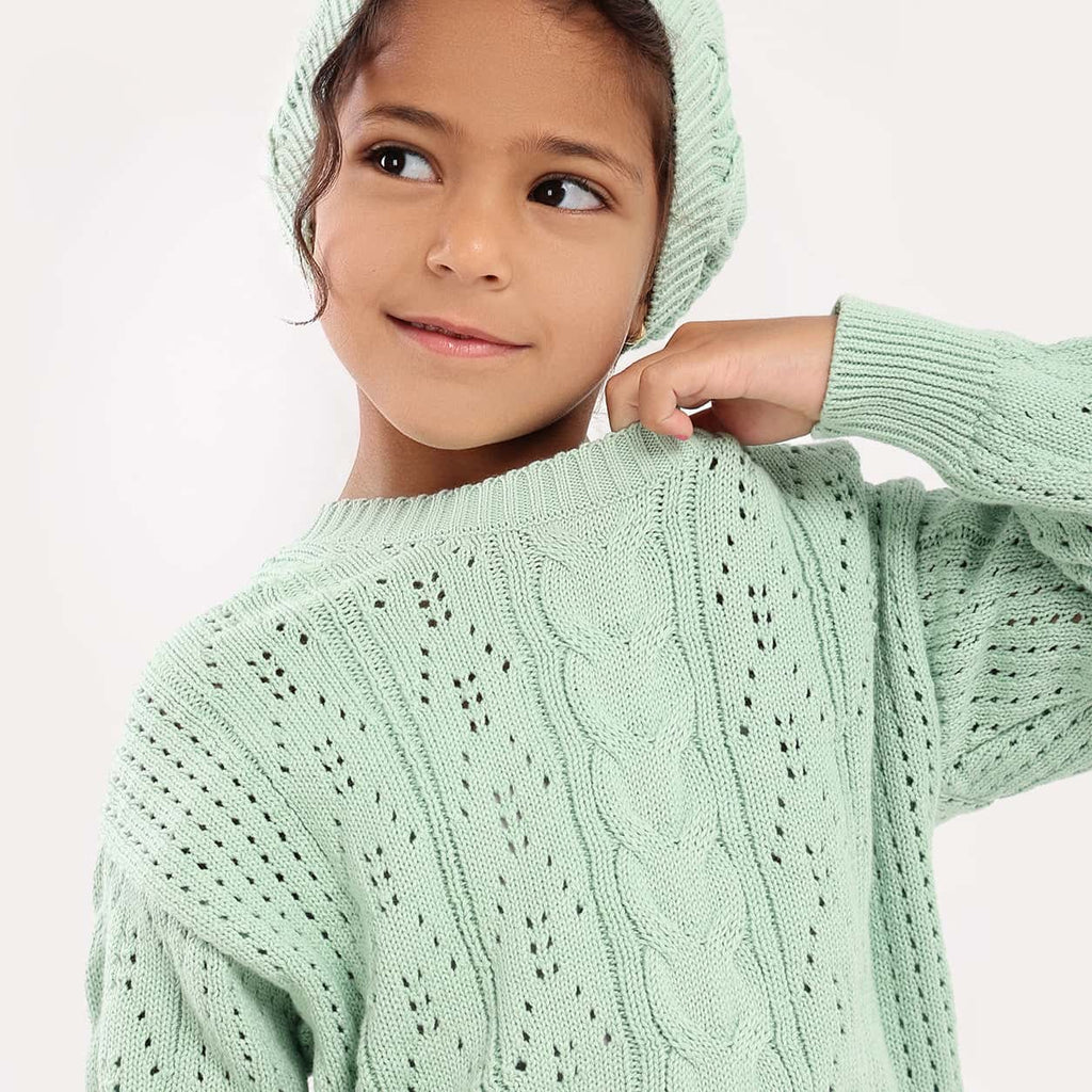 Girls Pullover - 
GPL-32w - nagahomme