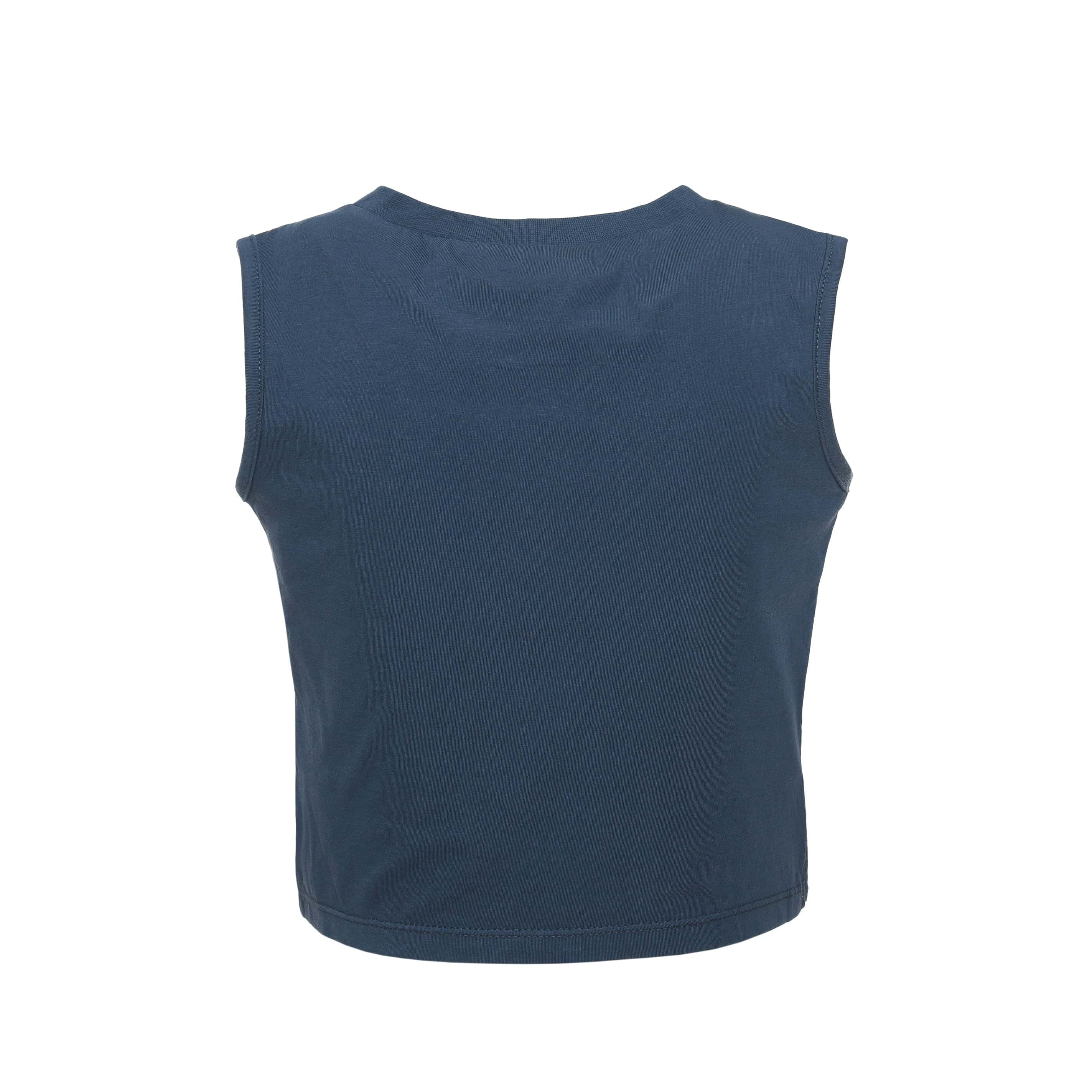 Girls Twist Hem Cut Out Tank Top-38 - nagahomme