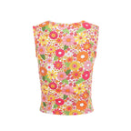 Girls Printed Twist Hem Tank Top - GTS-41S - nagahomme