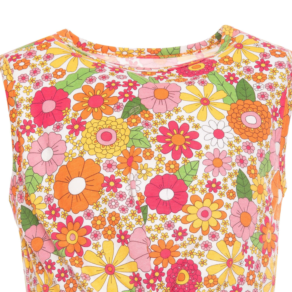 Girls Printed Twist Hem Tank Top - GTS-41S - nagahomme