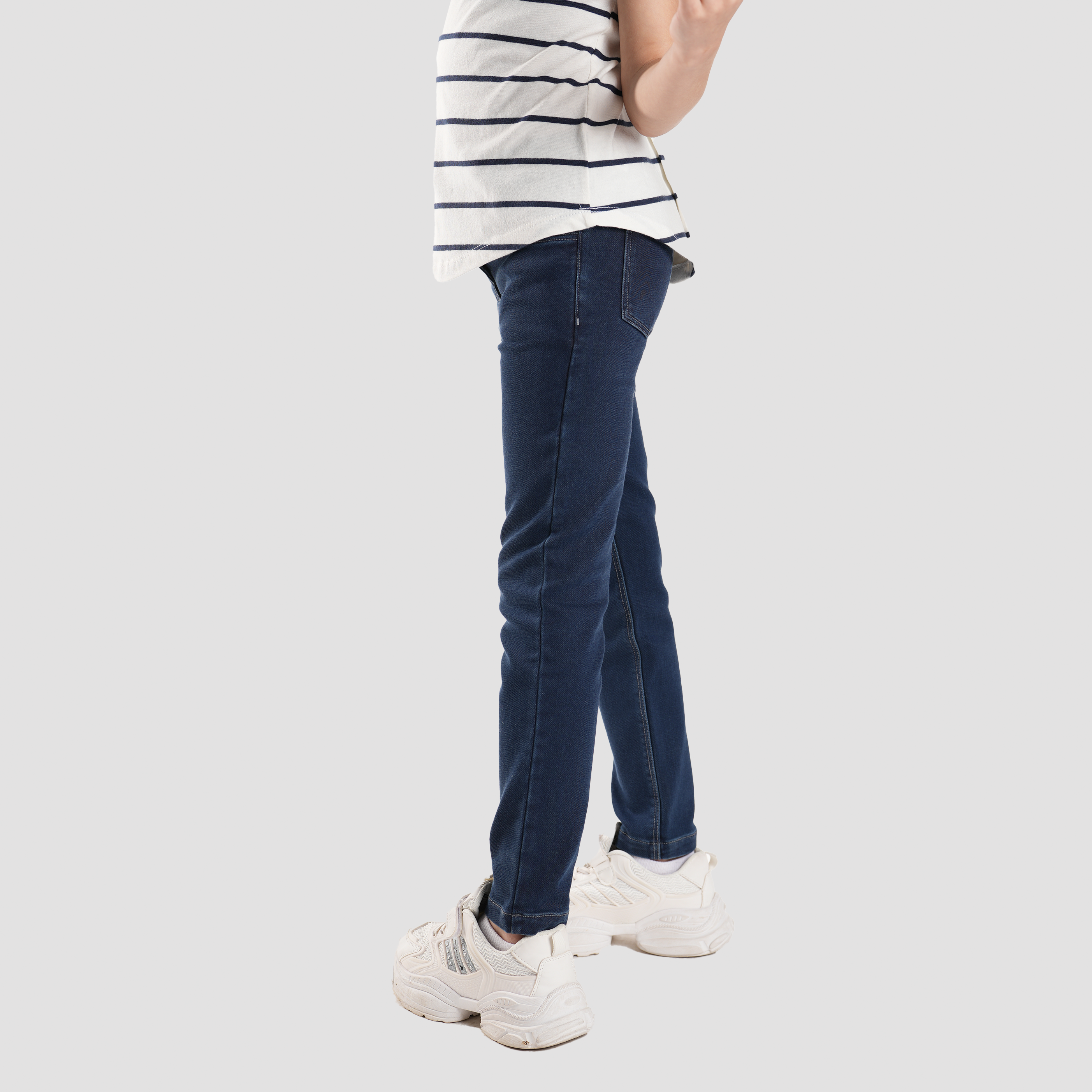 Off White Striped T-Shirt-GTS-44S