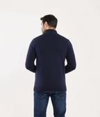 Men's Mock Neck Knit Pullover-MPLFSH-26