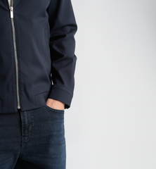 Men's Navy Jacket-MJKF-32